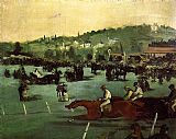 The Races in the Bois de Boulogne by Edouard Manet